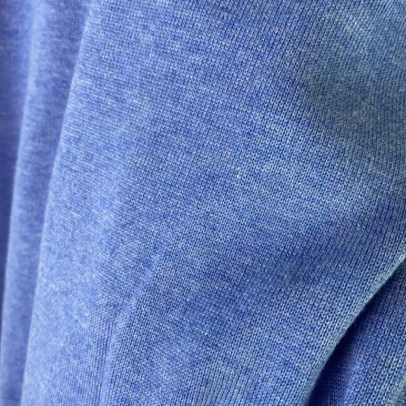 BROOKS BROTHERS Blue Supima Cotton V-Neck Sweater | L - Picture 6 of 7